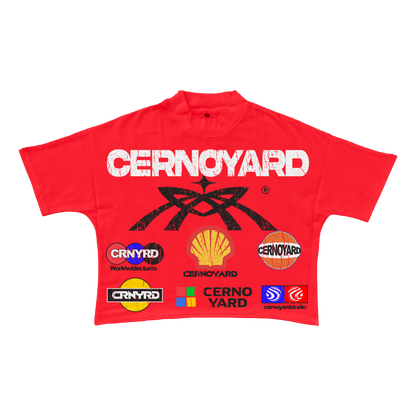 CERNOYARD Logo Stamp Crop Tee