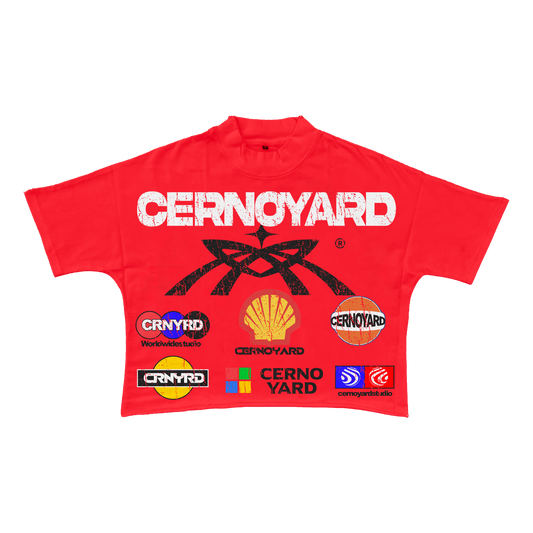 CERNOYARD Logo Stamp Crop Tee