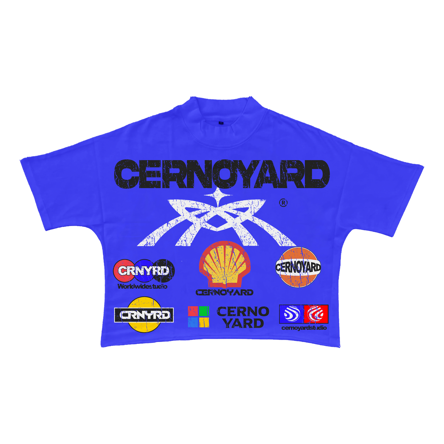 CERNOYARD Logo Stamp Crop Tee